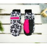Czarno- różowe rękawiczki na śnieg narty PANDA 1P r.110-116