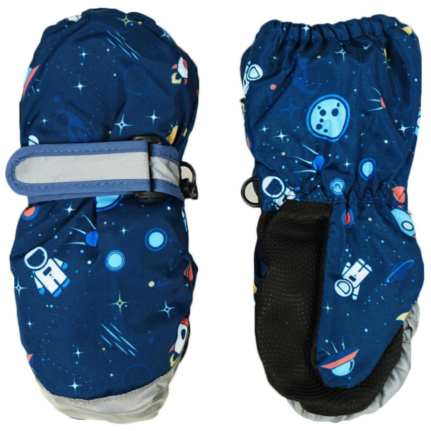 Granatowe rękawiczki na śnieg narty KOSMOS 1P r.98-104