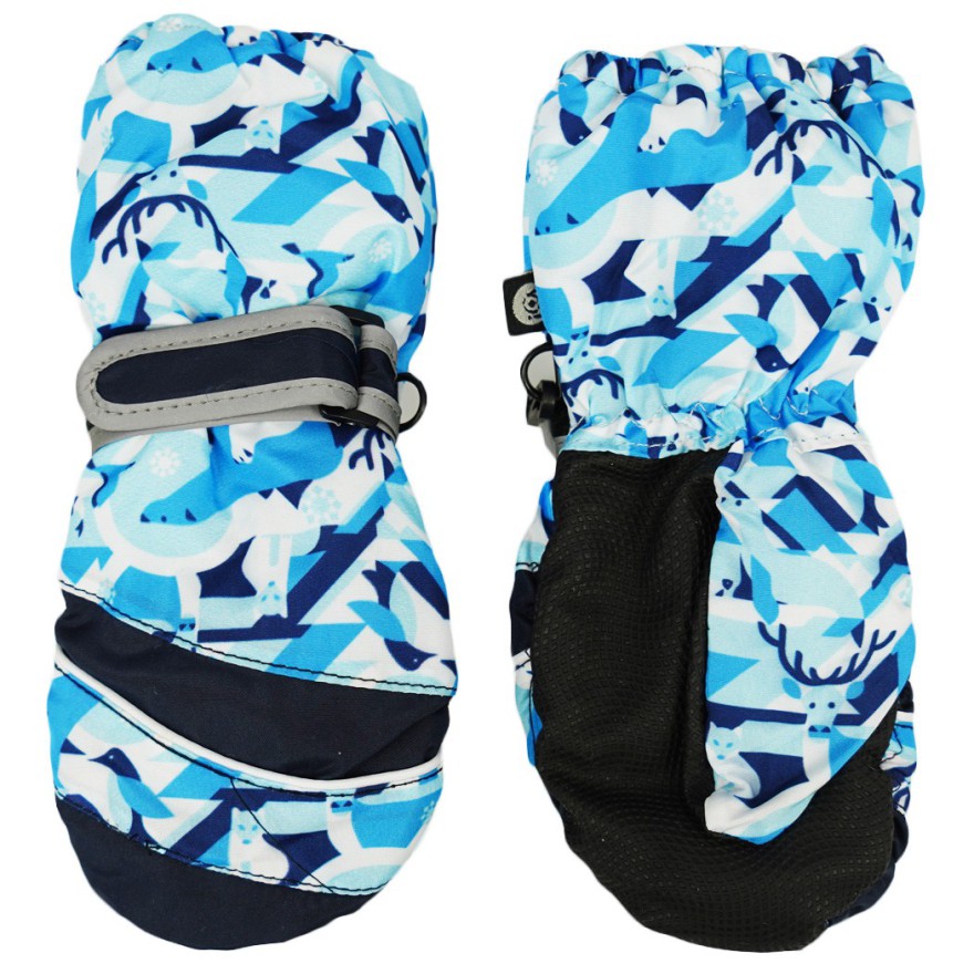 Niebiesko- granatowe rękawiczki na śnieg narty ANTARKTYDA 1P r.110-116