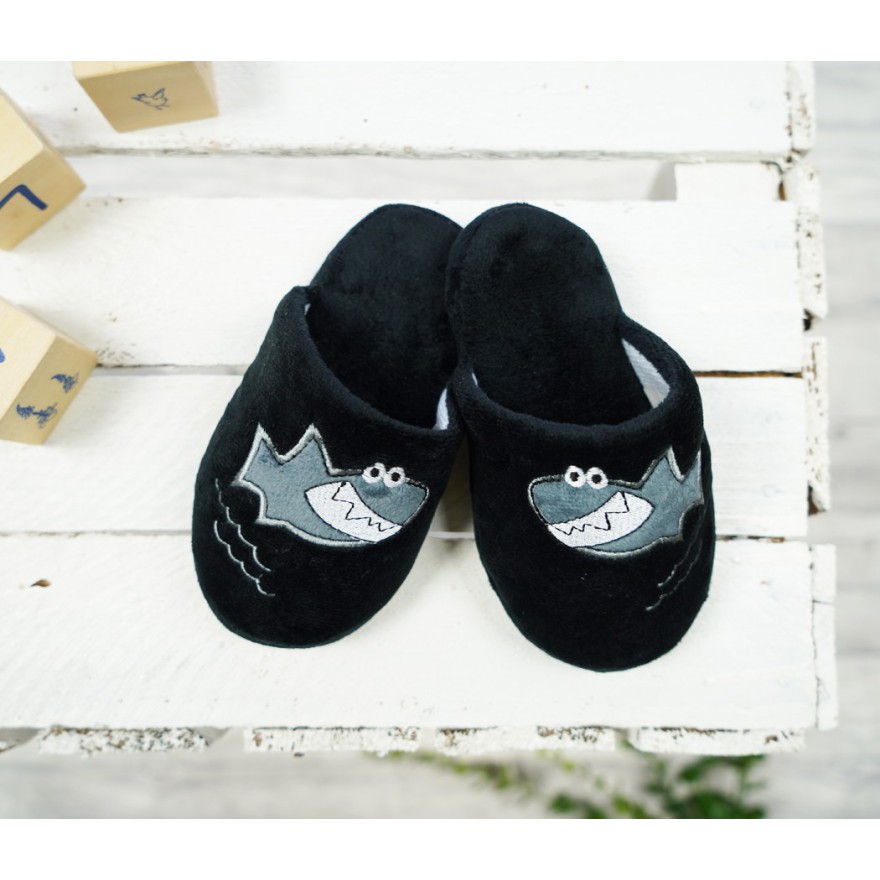 Czarne KAPCIE REKIN ciepłe ciapy klapki