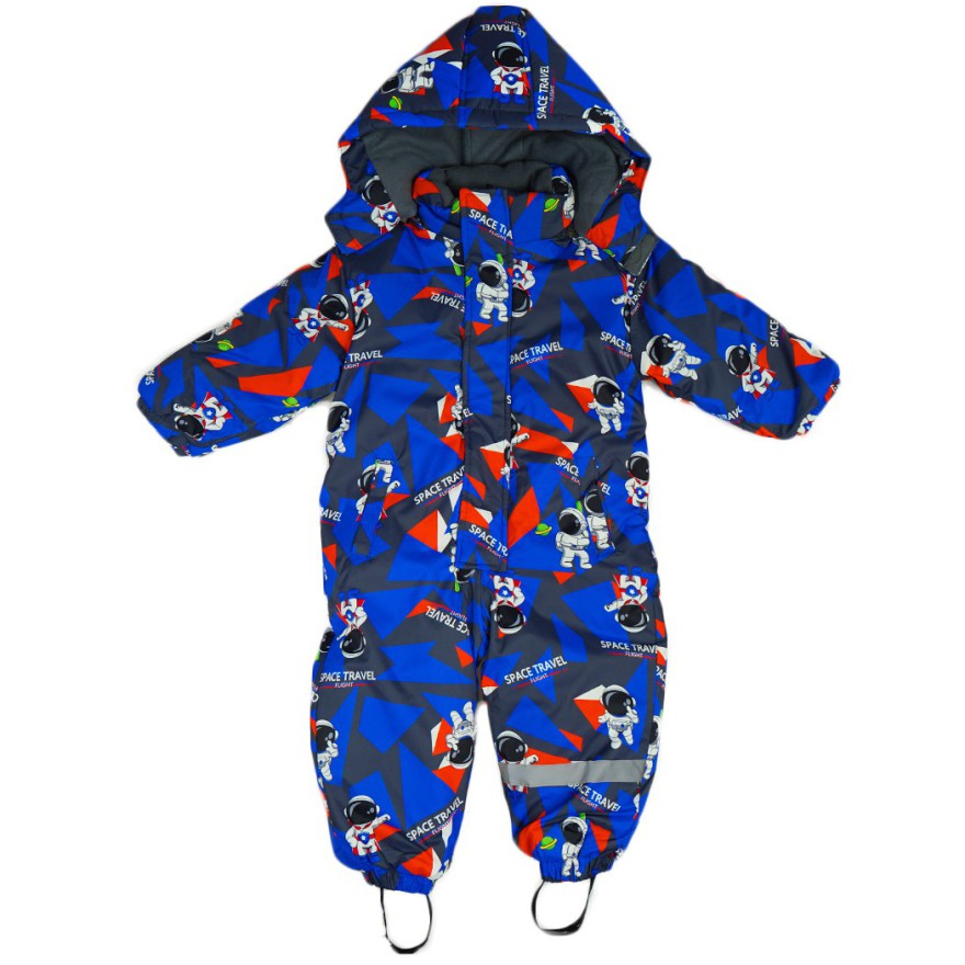 ZIMOWY KOMBINEZON jednoczęściowy GRANAT z czerwonym KOSMONAUTA