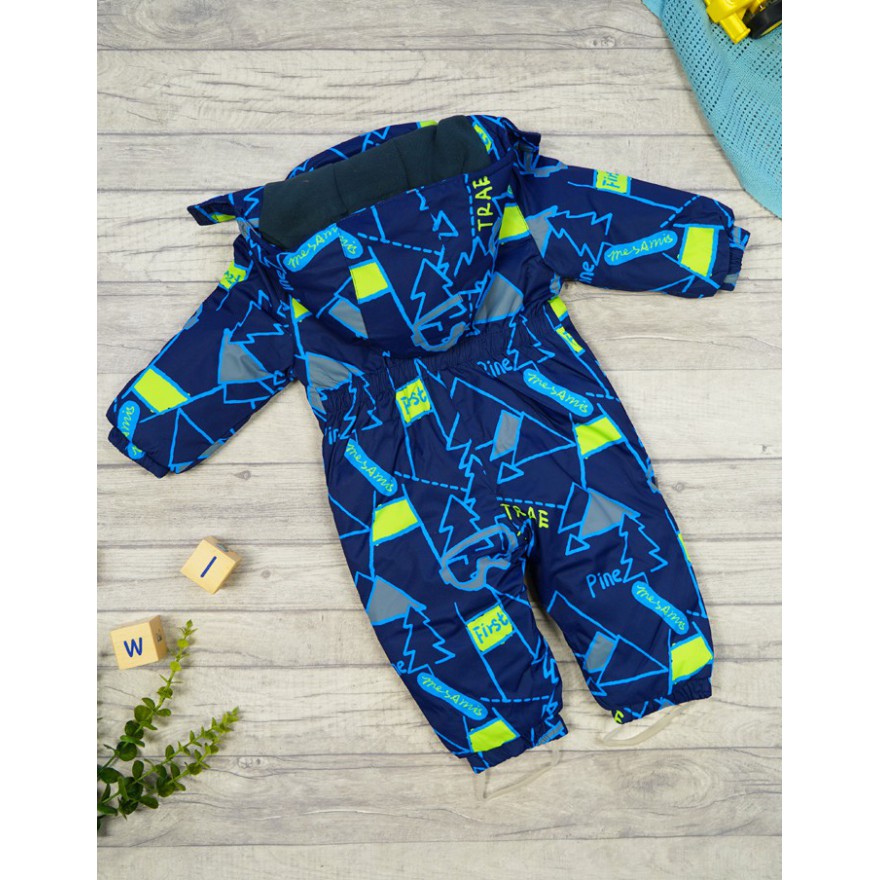 ZIMOWY KOMBINEZON jednoczęściowy GRANATOWY FIRST