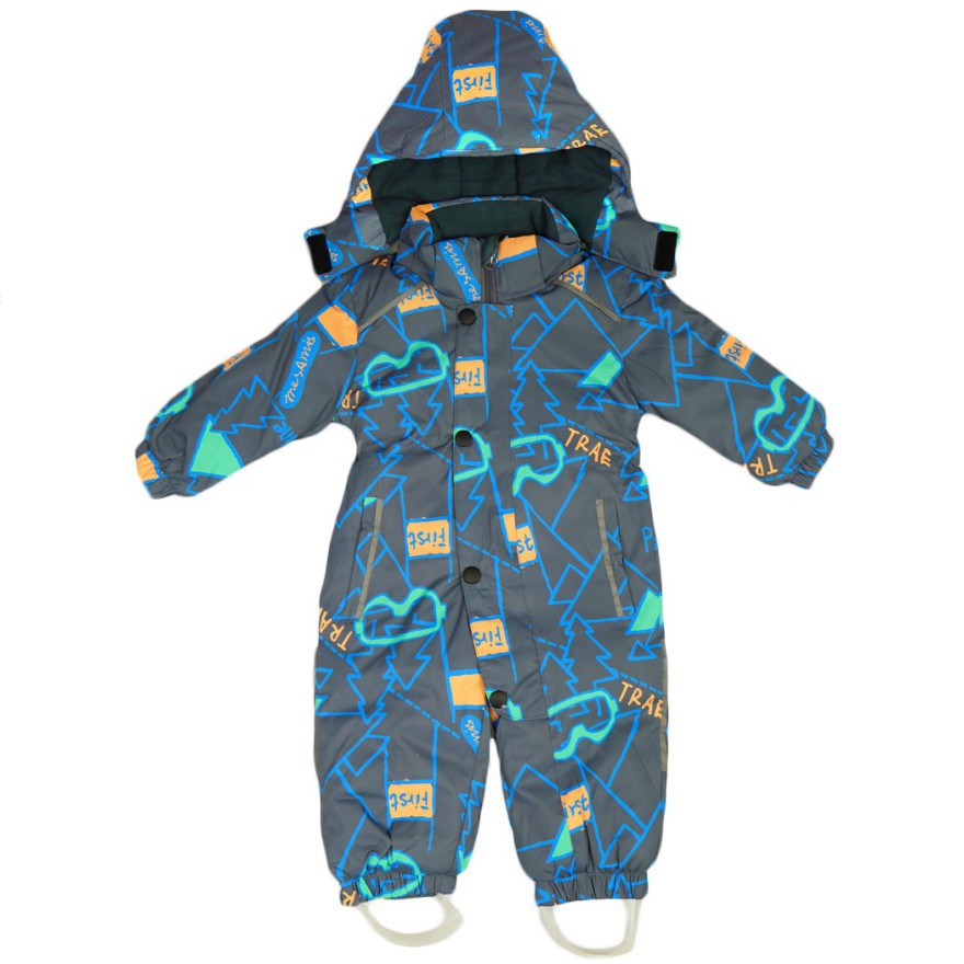 ZIMOWY KOMBINEZON jednoczęściowy GRAFITOWY FIRST