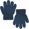 Niebieskie RĘKAWICZKI 5-palczaste gładkie r.98-164