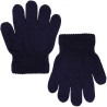Granatowe RĘKAWICZKI 5-palczaste gładkie r.98-164