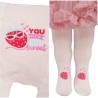 RAJSTOPY dziecięce różowe truskawka sweet wzór 665