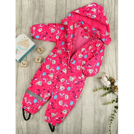 ZIMOWY KOMBINEZON jednoczęściowy AMARANT w misie