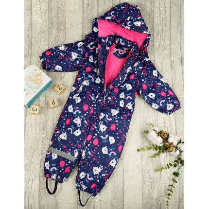 ZIMOWY KOMBINEZON jednoczęściowy GRANAT w misie