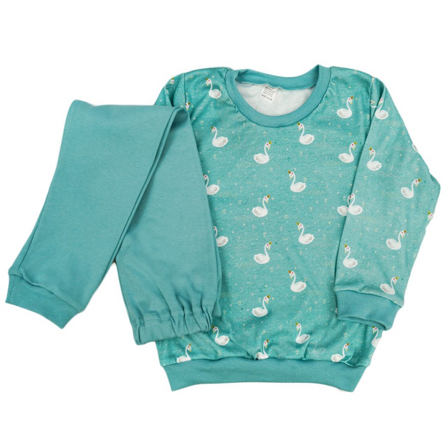 Iceberg PIŻAMA w łabędzie długi rękaw wzór 420