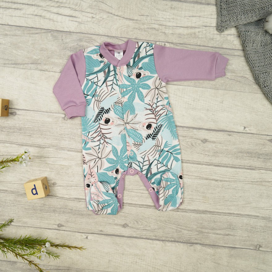 WCZEŚNIAK pajac pajacyk wrzosowy w misie koala 377w bawełna