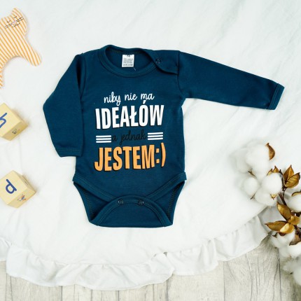 Petrol BODY Niby nie ma ideałów... długi rękaw wzór 606p