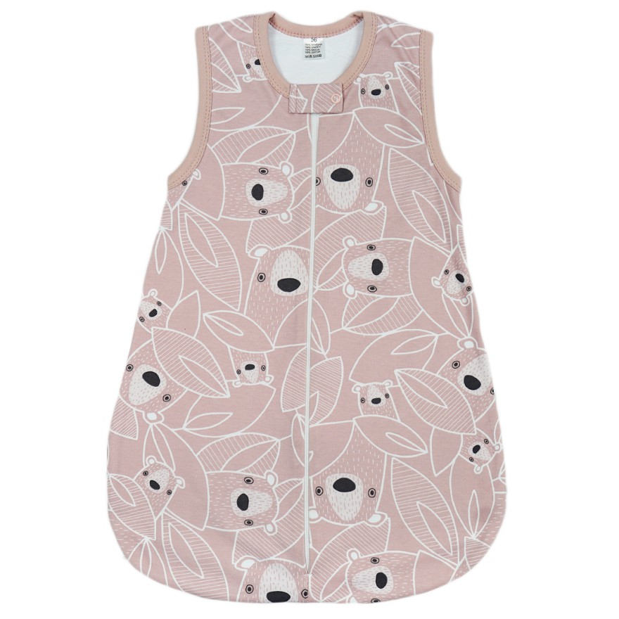 Różowy ŚPIWÓR śpiworek niemowlęcy w misie w.339 do spania wyprawka