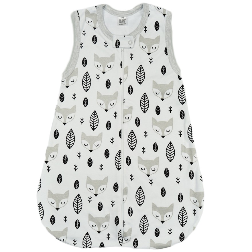 Szary ŚPIWÓR śpiworek niemowlęcy liski w.412s do spania wyprawka