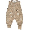 Beżowy ŚPIWÓR śpiworek z nogawkami rosnący w misie w.339b do spania