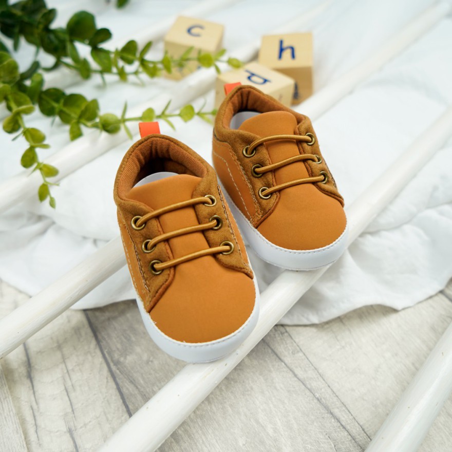 Trampki niemowlęce buty NIECHODKI BUCIKI brązowe