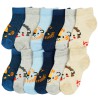6pak skarpetki stopki chłopięce letnie ZWIERZAKI skarpety ażurowe C-54