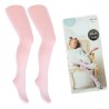 Białe RAJSTOPY dziewczęce SERCA mikrofibra ażurowe rajstopki 30 DEN KOMUNIA