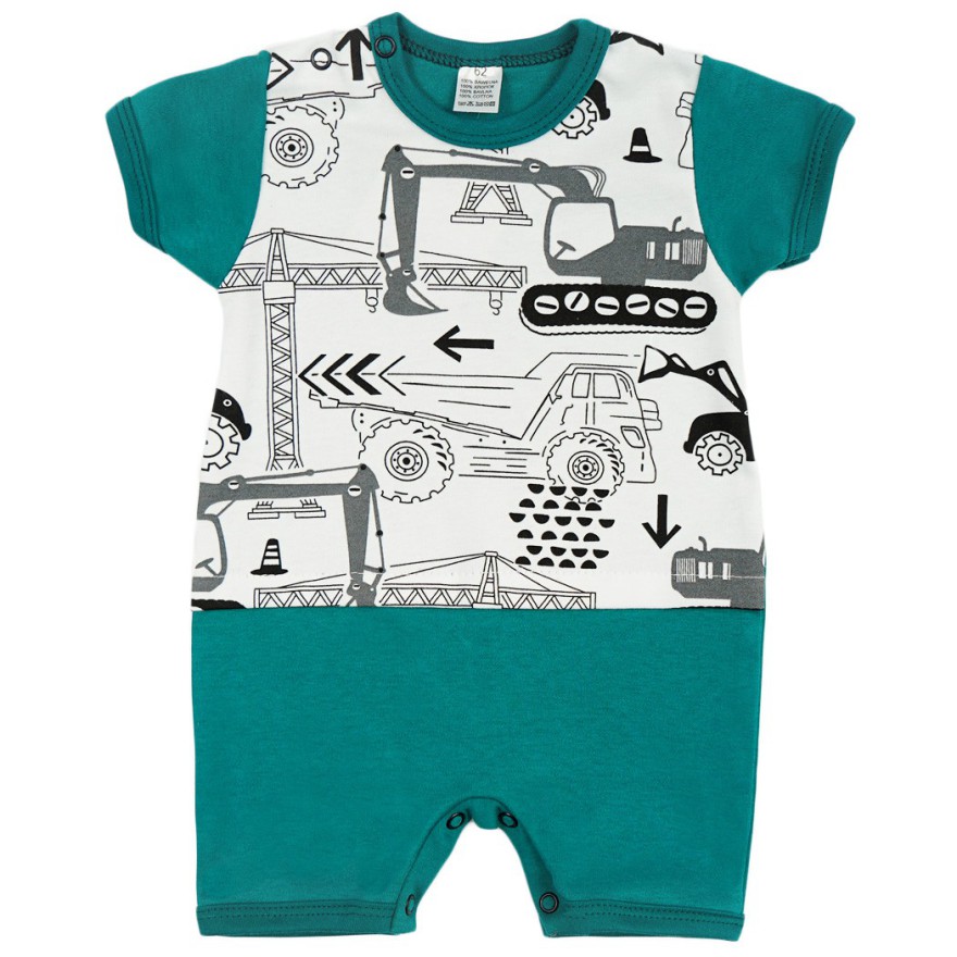 RAMPERS letni butelkowy w koparki wzór 386b