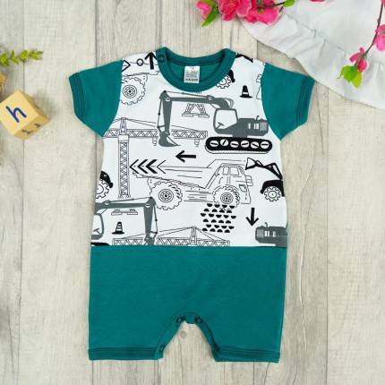 RAMPERS letni butelkowy w koparki wzór 386b