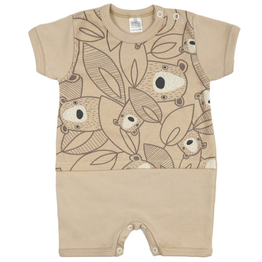 RAMPERS letni beżowy w misie wzór 339b