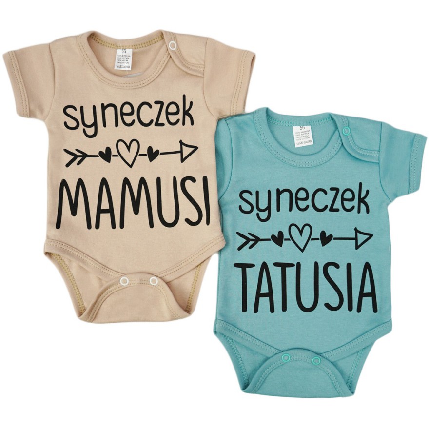 2pak BODY krótki rękaw iceberg beż SYNECZEK