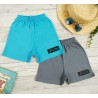 2pak KRÓTKIE SPODENKI ACTIVE grafit niebieski SZORTY LATO