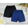 2pak KRÓTKIE SPODENKI gładkie granat czarny SZORTY szkoła wf