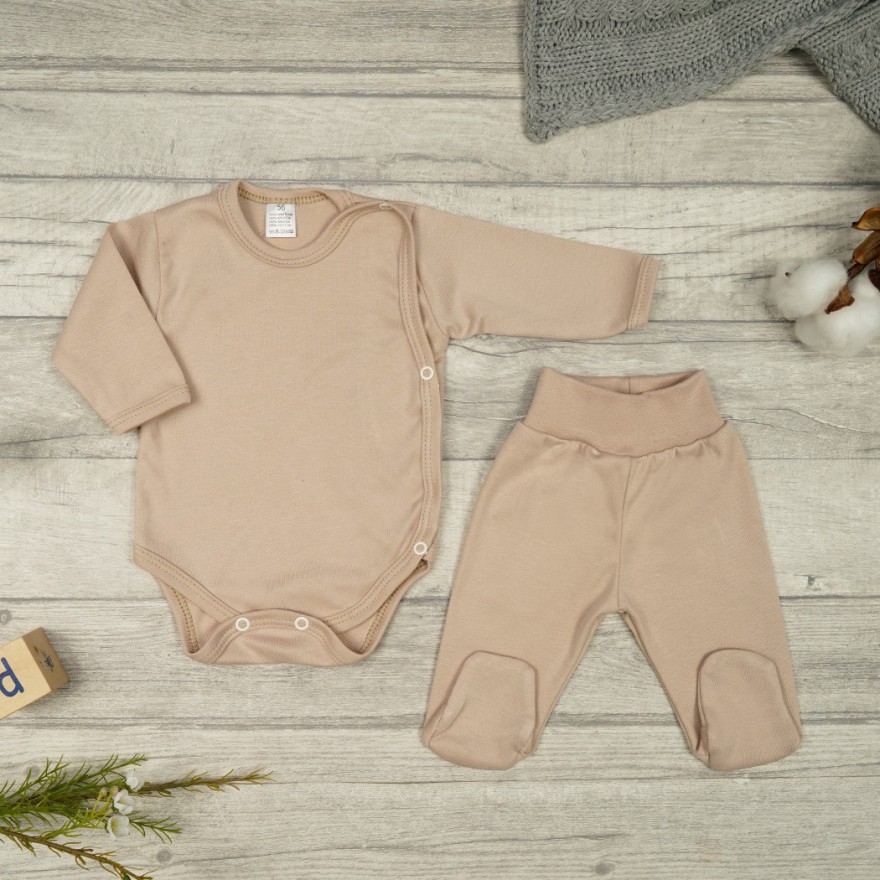 WYPRAWKA WCZEŚNIAK do szpitala 5 części beżowa