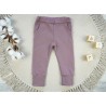 Lila spodnie DRESOWE NA MESZKU, miękkie, dla wrażliwców