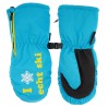 Turkusowe rękawiczki na śnieg narty 1P r.98-116 jednopalczaste echt SKI