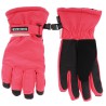 Malinowe rękawiczki narciarskie 5P r.110-140 pięciopalczaste echt kids