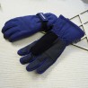 Granatowe rękawiczki narciarskie 5P r.110-140 pięciopalczaste echt kids