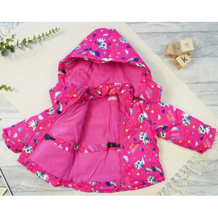 ZIMOWY KOMBINEZON dwuczęściowy AMARANT w kucyki sweet kurtka + spodnie