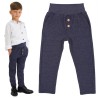 Jeans eleganckie spodnie wizytowe z wyciąganą gumką prążek slim