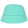 Seledynowy KAPELUSZ BUCKET HAT gładka czapka z daszkiem lato bawełna