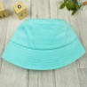 Seledynowy KAPELUSZ BUCKET HAT gładka czapka z daszkiem lato bawełna
