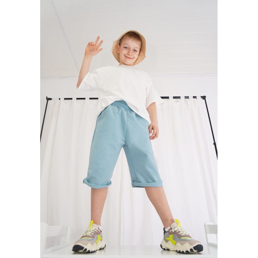 Iceberg krótkie spodenki 3/4 spodnie dresowe za kolano z wyciąganą gumką bezuciskowe