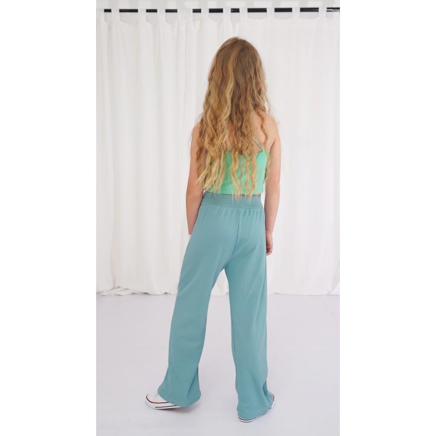 Iceberg spodnie szeroka nogawka wide leg prążek z wyciąganą gumką wiosna lato