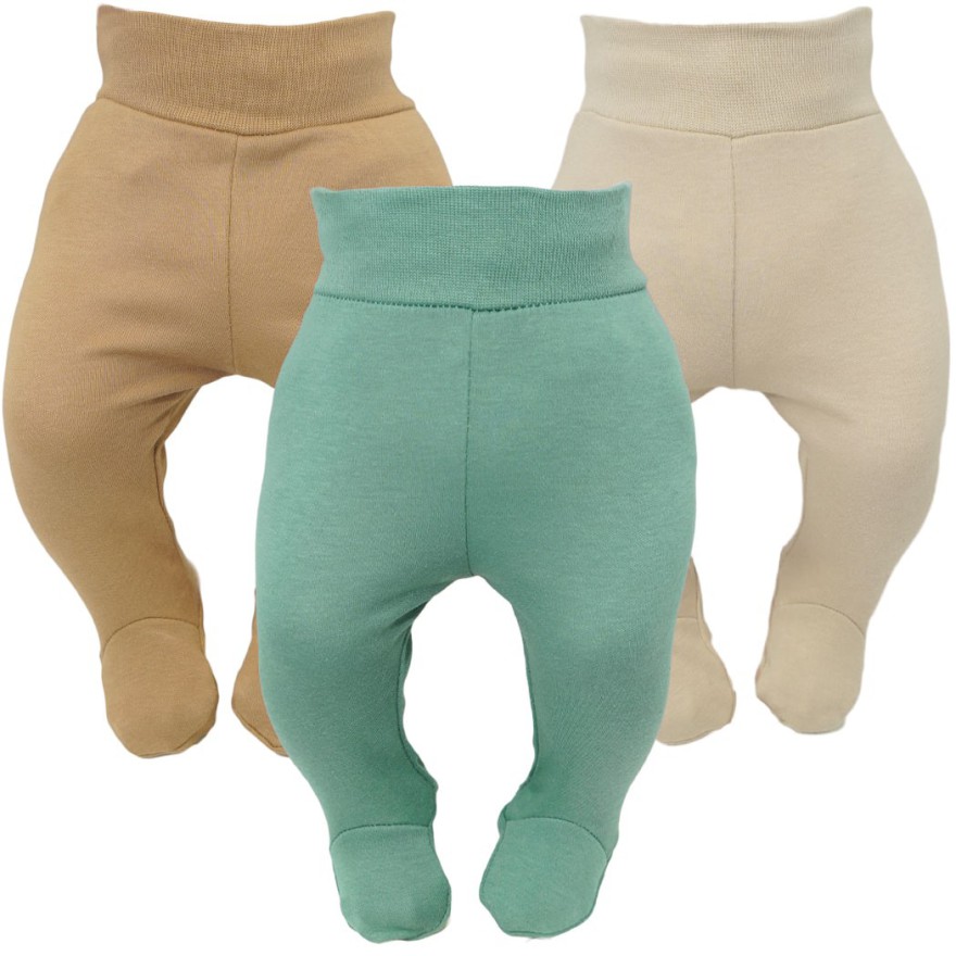 3pak PÓŁŚPIOCHY bezuciskowe szałwia beż