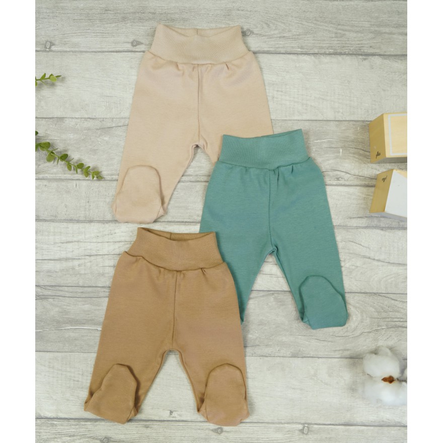 3pak PÓŁŚPIOCHY bezuciskowe szałwia beż