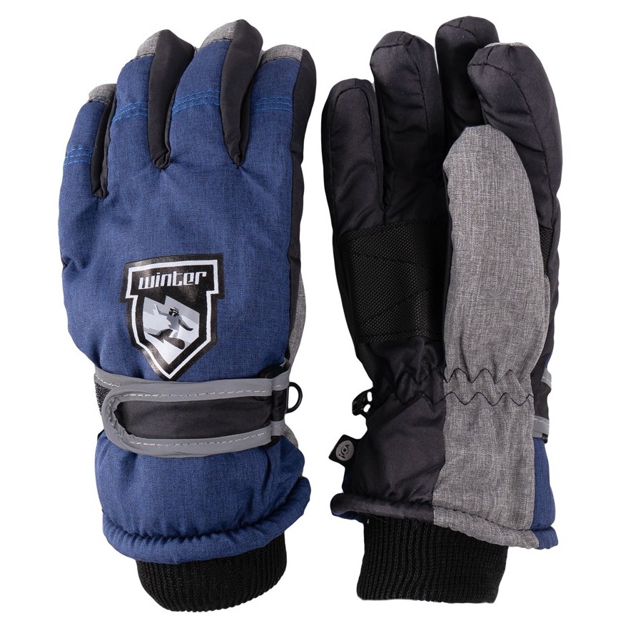 Jeans rękawiczki narciarskie 5P winter r.122-140