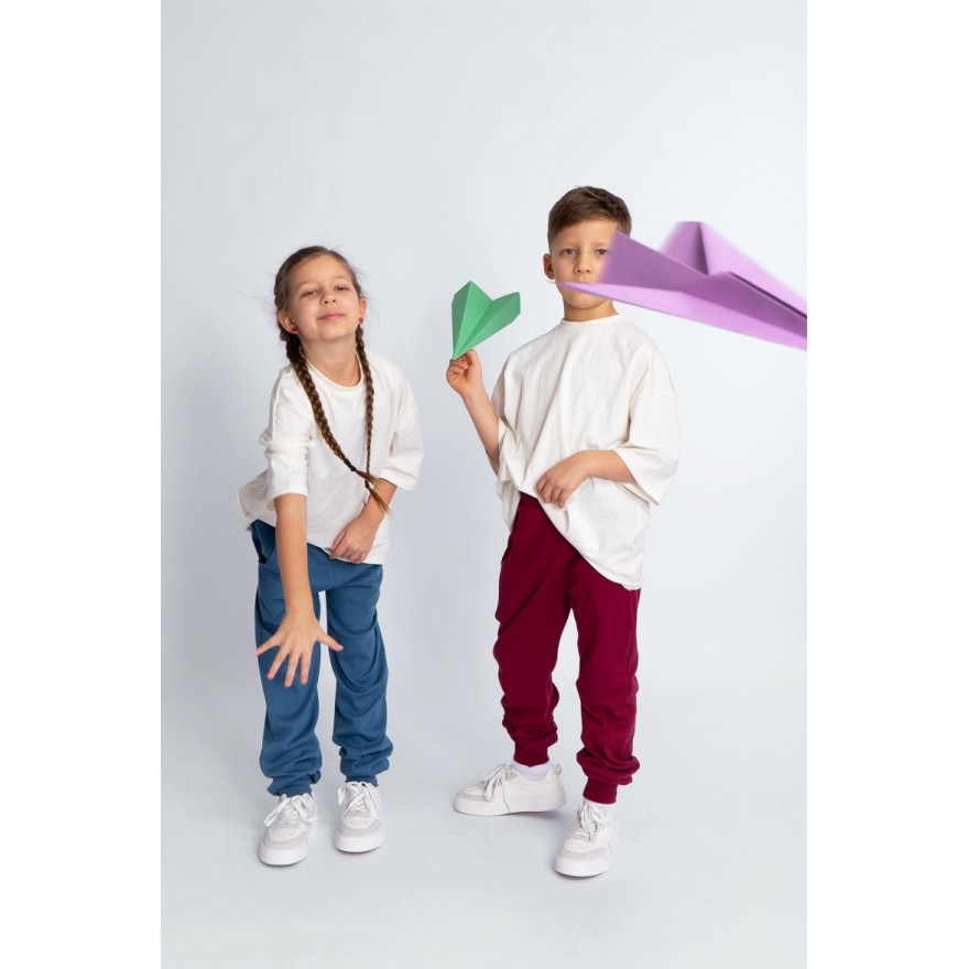 Granatowe jeans spodnie bawełniane lekkie regulowane w pasie bezuciskowe NEON FRESH