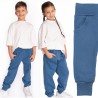 Granatowe jeans spodnie bawełniane lekkie...