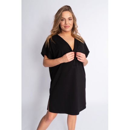 Czarna KOSZULA CIĄŻOWA