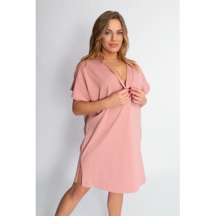 Różowa KOSZULA CIĄŻOWA