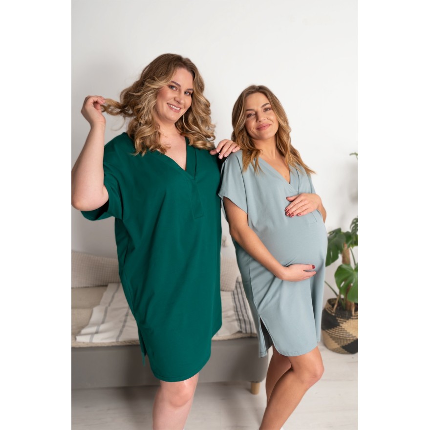 Szałwiowa KOSZULA CIĄŻOWA