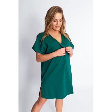 Butelkowa zielona KOSZULA CIĄŻOWA