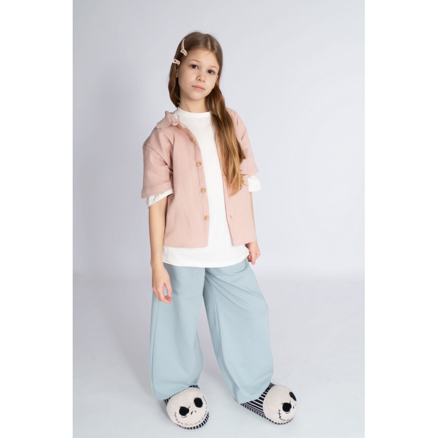 Szałwiowe SPODNIE VIBE dresowe szerokie ze ściągaczem dresówka PĘTELKA regulowane w pasie