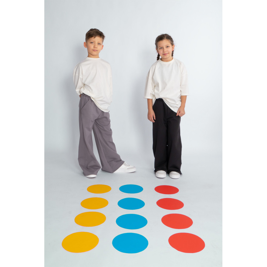 Grafitowe SPODNIE LOOSE dresowe szerokie luźne dresówka PĘTELKA regulowane w pasie