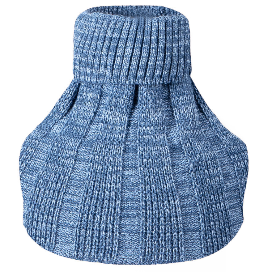 Niebieski jeans KOMIN ZIMOWY dziewiarski dziecięcy one size jesień zima